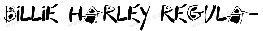 Billie Harley Regula字体转换
